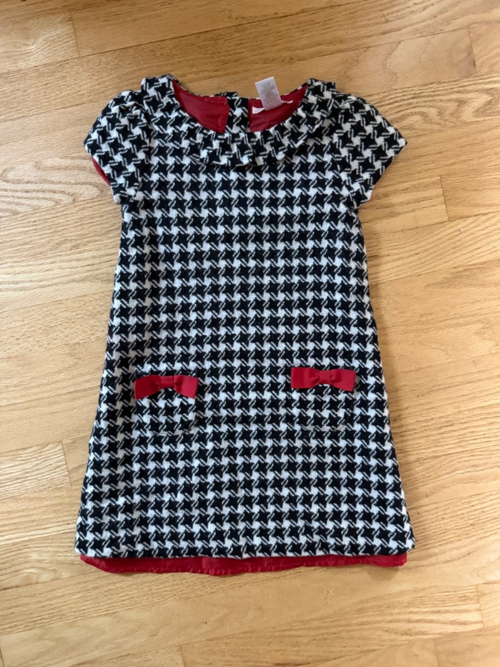 Janie and Jack Size 5 Black And White Girls Dress - Picture 2 of 3